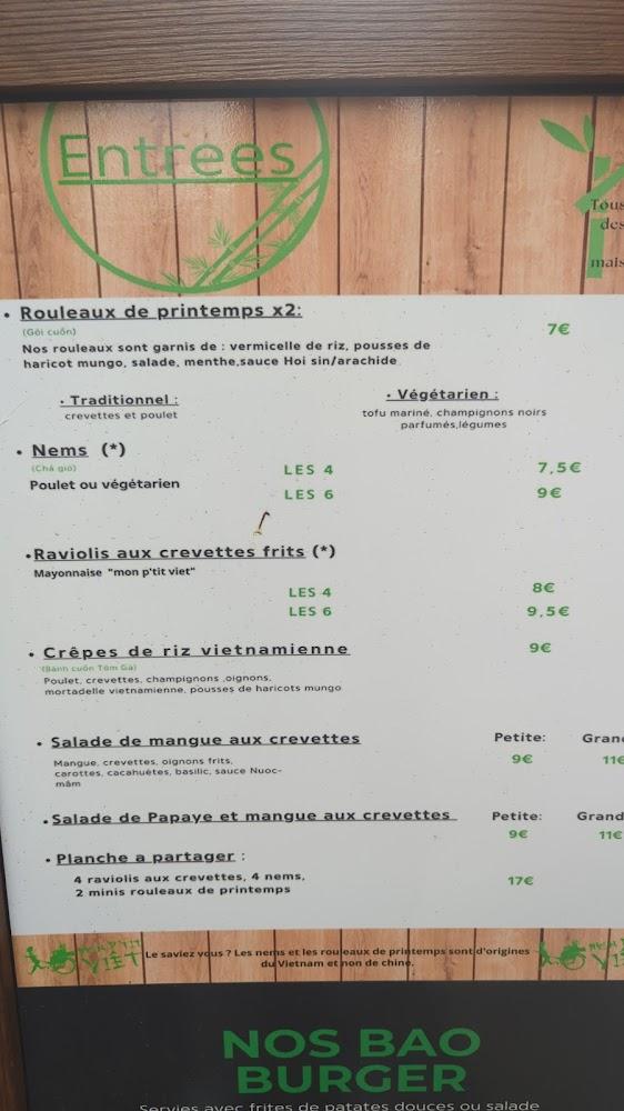 Mon P'tit Viêt - Menu Image 1