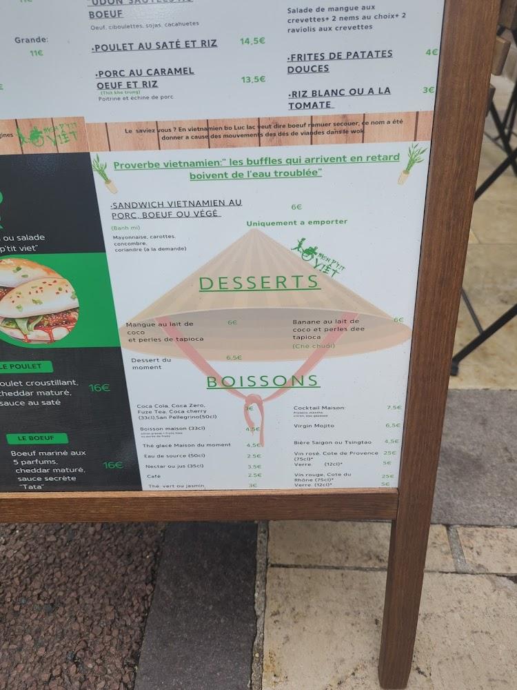Mon P'tit Viêt - Menu Image 3